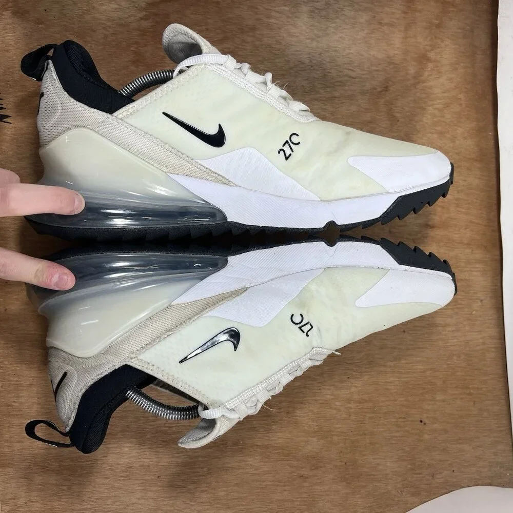 Nike Air Max 270 Golf ‘White Black’ CK6483-103 Spikeless Shoes (Men’s Size 12)